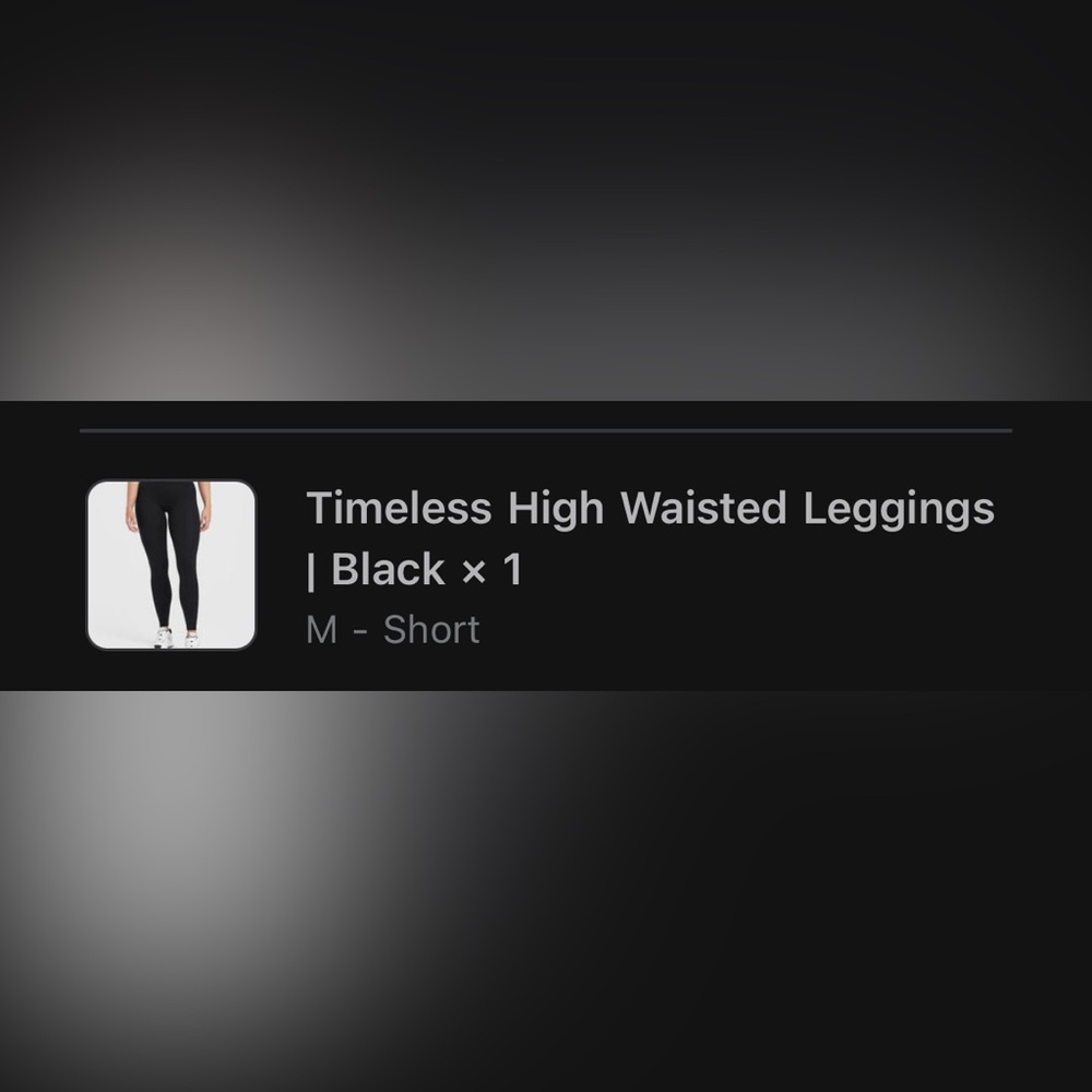 Oner Timeless High Waisted Leggings Medium, Regular Short - Picture 4 of 6